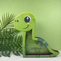 Tirelire dinosaure vert | Personnalisable