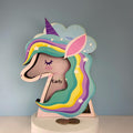 Dreaming Unicorn Piggy Bank | Customizable