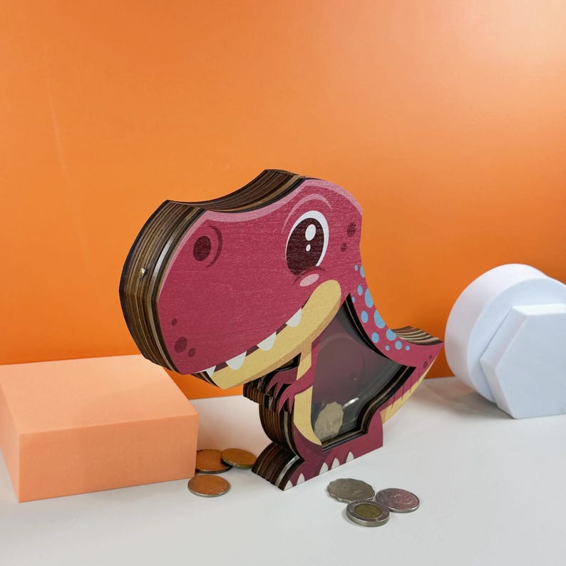 Tirelire Dinosaure T-Rex | Personnalisable