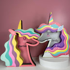 Tirelire licorne personnalisée | Arc-en-ciel stellaire