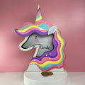 Tirelire licorne personnalisée | Arc-en-ciel stellaire