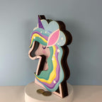 Tirelire Licorne Rêveuse | Personnalisable