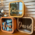 Custom Wooden Name Money Box