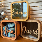 Custom Wooden Name Money Box
