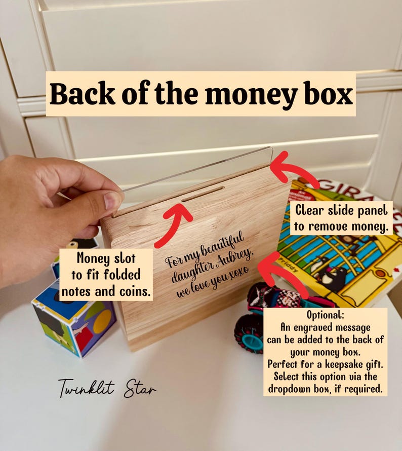 Custom Name Money Box | Koala