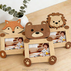 Wood Animal Photo Frames | Kids Room Decor