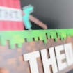 Minecraft Style Door Name Sign | Kids Room Decor