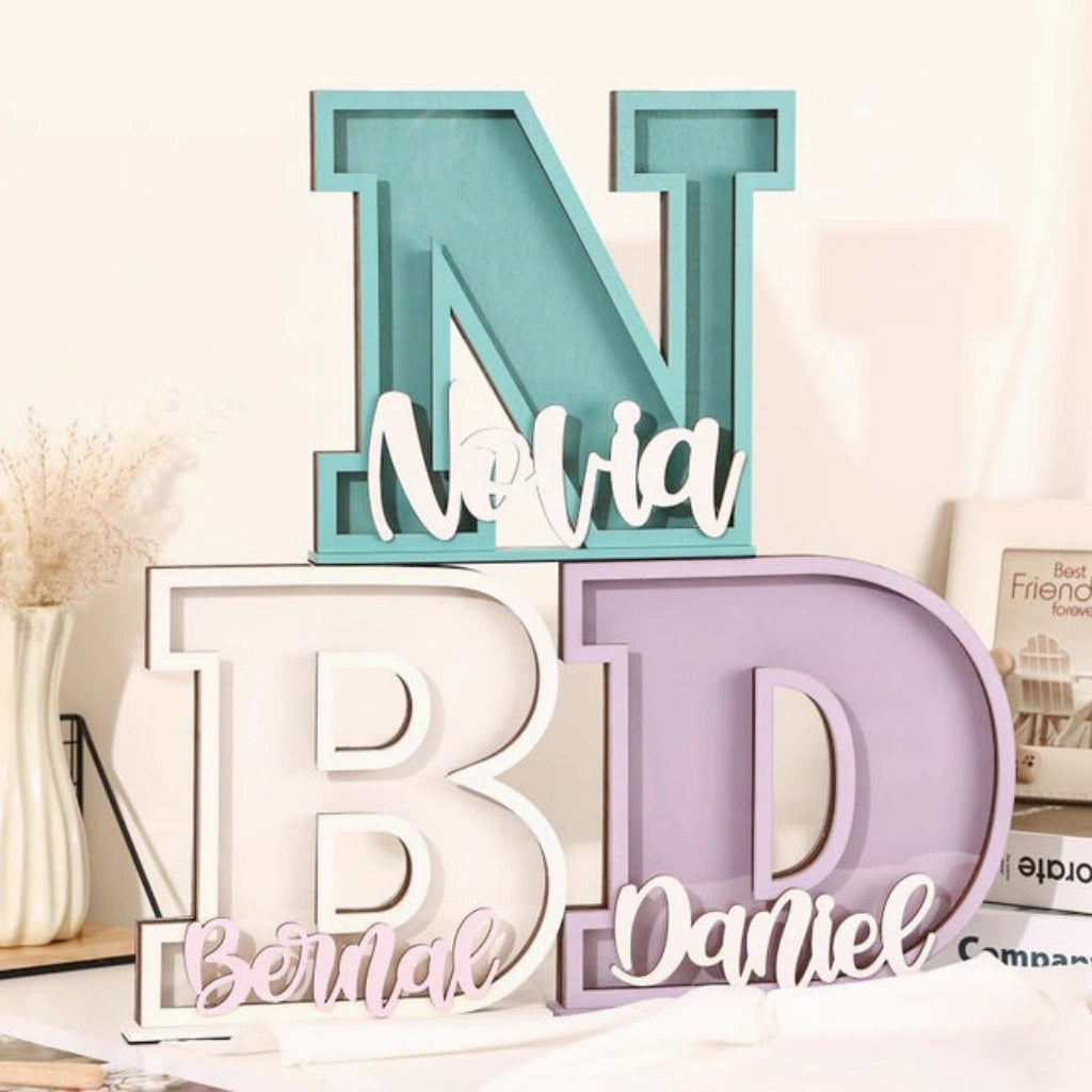 Personalized Letter Piggy Bank
