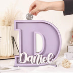 Personalized Letter Piggy Bank