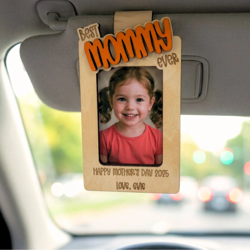 Custom Photo Car Visor Clip