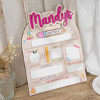Personalized 1st Day of School Sign | Interchangeable Name