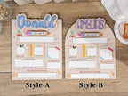 Personalized 1st Day of School Sign | Interchangeable Name