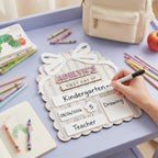 Scalloped Bow First Day Of School Board