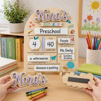 First Day of School Wooden Sign | Interchangeable Names