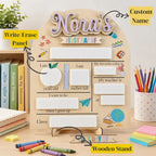 First Day of School Wooden Sign | Interchangeable Names