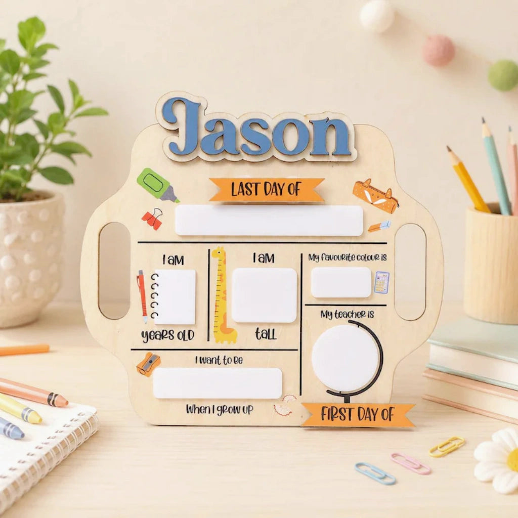 Sippy Cup Back to School Wood Sign