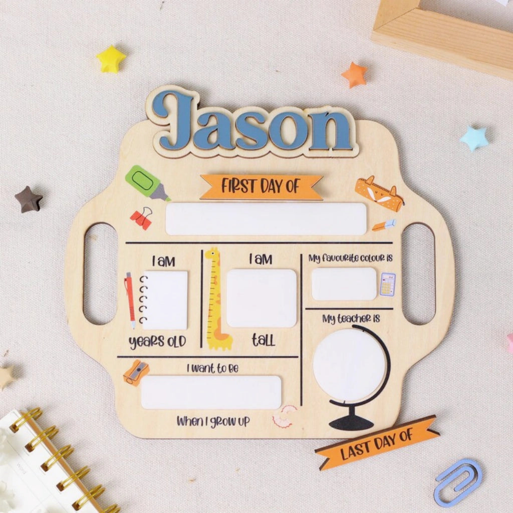 Sippy Cup Back to School Wood Sign