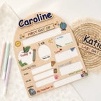 Personalized First + Last Day of School Sign