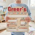 Personalized Back To School Photo Board