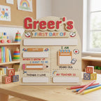 Personalized Back To School Photo Board