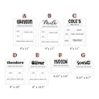 Personalized First & Last Day of School Sign | Interchangeable Name