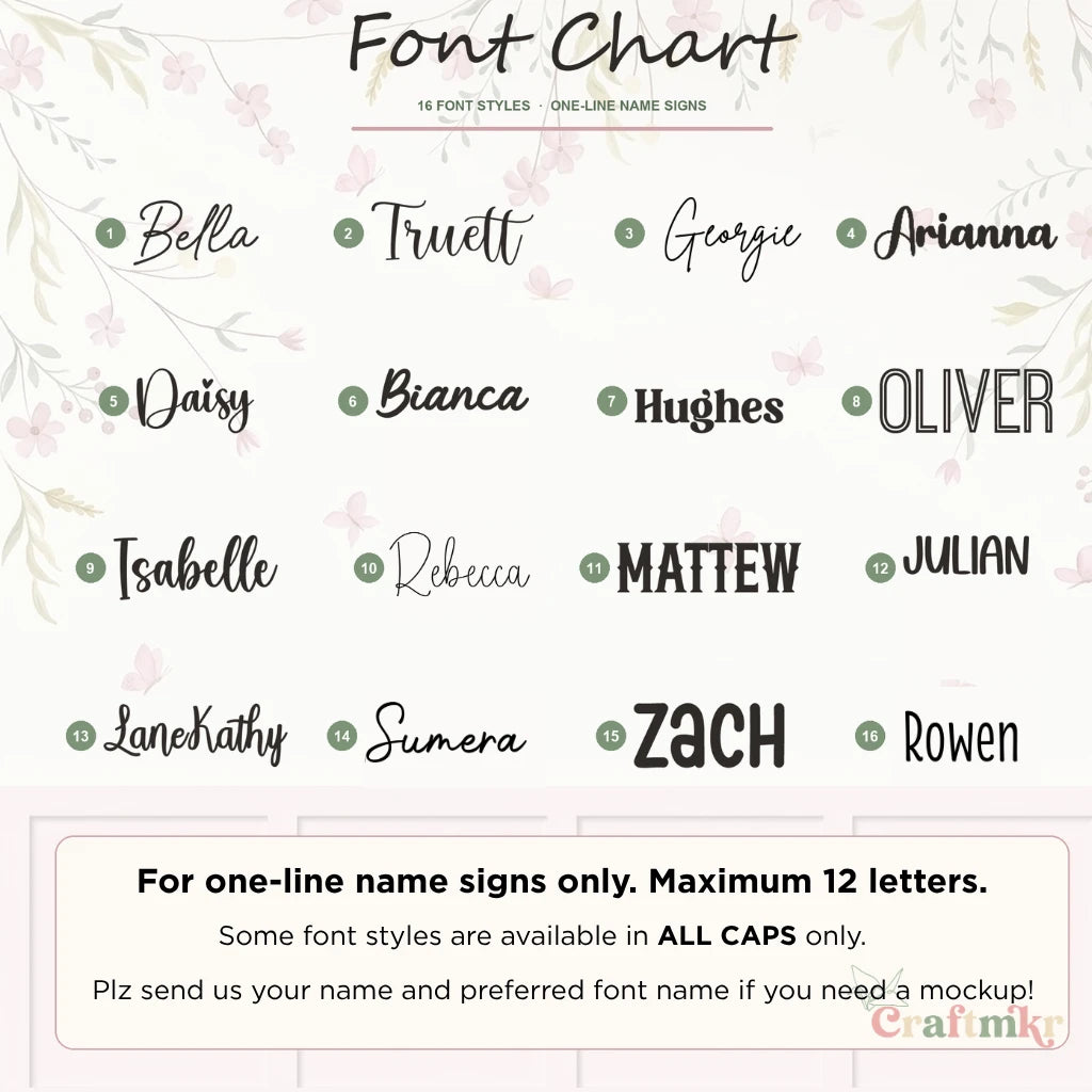 Personalized Layered Name Sign | One-Line Design