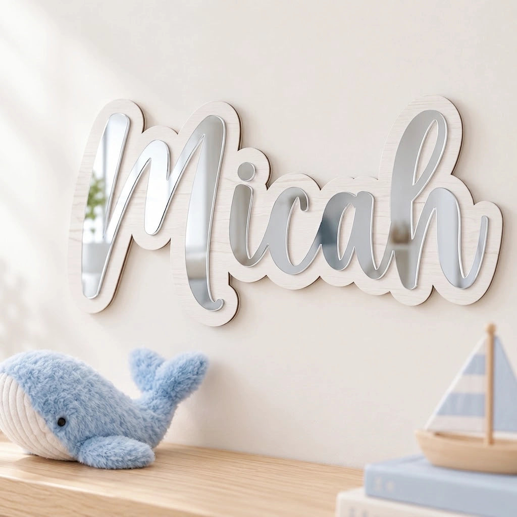 Personalized Layered Name Sign | One-Line Design